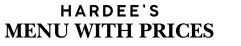 hardee's menu logo